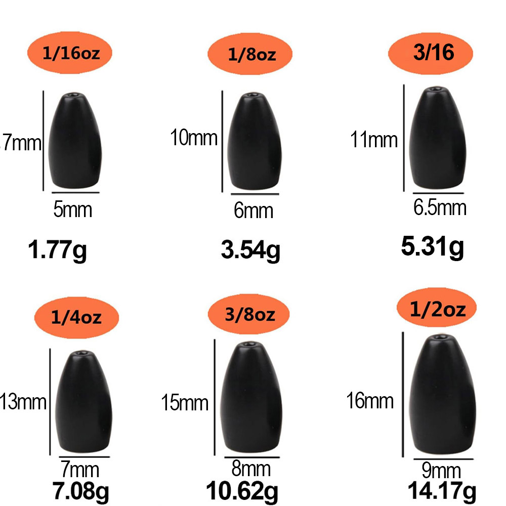 Tungsten Steel Fishing Weights - Fishing Lure Accessories incelemesi ve fiyatı