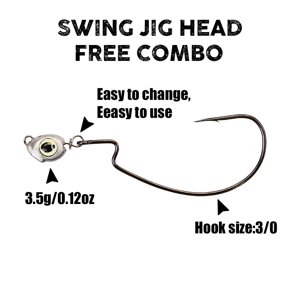 B&U Swing Jig head cheburashka - Fishing Lure Accessories incelemesi ve fiyatı