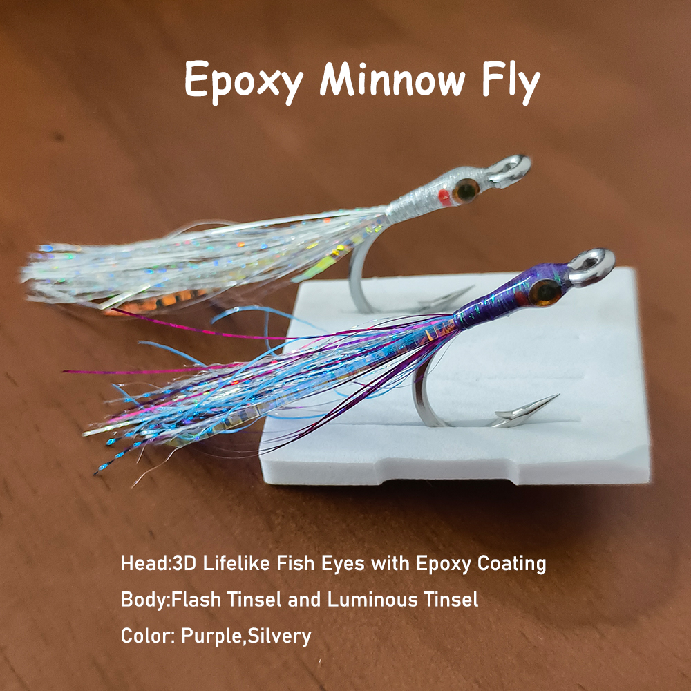 Saltwater Minnow Fly 4/0 Stain - Fishing Lure Swimbait incelemesi ve fiyatı