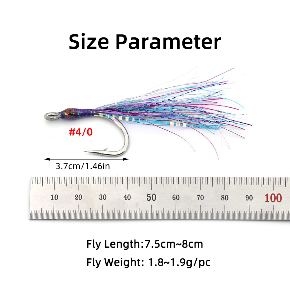 Saltwater Minnow Fly 4/0 Stain - Fishing Lure Swimbait incelemesi ve fiyatı