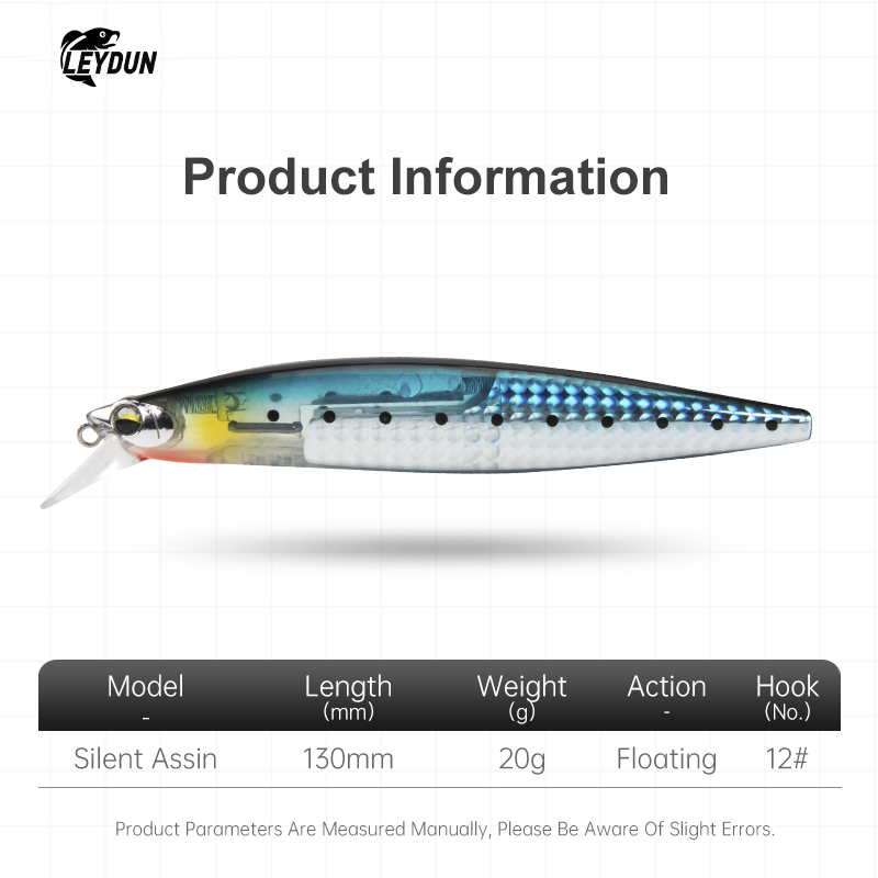 LEYDUN Floating Sea Bass Fishi - Fishing Lure Blade Bait incelemesi ve fiyatı